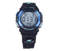 Yosoo Electrónico Digital Al Aire Libre, Relojes 50M Impermeable Multifuncional Reloj Deportivo Al Aire Libre para Niños (Blue)