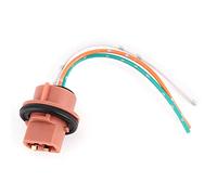 Yosoo Enchufe de Bombilla Doble con Cable de Núcleo de Cobre, Adaptador Hembra, Enchufes de Arnés Precableados, de Bombilla de Luz de Freno 7443, Fácil Instalación para Automóviles, con Alta