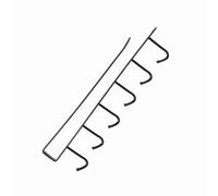 Yosoo Estante de Armario de Almacenamiento de Cocina Multi Funcional, Construcción de Hierro, Diseño de Ahorro de Espacio, Ideal para Tazas y Utensilios Debajo de los Gabinetes (Black)