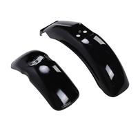 Yosoo Guardabarros Delantero Trasero para Motocicleta, Repuesto Negro Brillante para Bicicletas Monkey Gorilla Z50 Z50A Z50J Z110 Z125 Rueda de 8 Pulgadas y 10 Pulgadas con Compatibilidad de