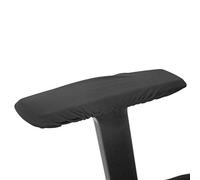 Yosoo Health Gear 1 par de Cojín del apoyabrazos de la Silla, Fundas para Brazos para sillas de computadora de Oficina, Protector elástico extraíble para sillas de Oficina(Negro)