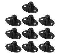 Yosoo Health Gear 10 Ganchos en U con Placa de Ojo, Ganchos de Techo Resistentes de Acero Inoxidable con Pernos de Expansión, Almohadilla de Montaje en Pared, Accesorios para Colgar en la Parte