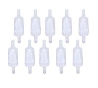 Yosoo Health Gear 10 Piezas Válvula de Retención PP Válvula de Retención Unidireccional 4 Mm para Bomba de Aire de Acuario Uso de Parada de Agua del Tanque de Peces Reemplaza Válvulas Rotas Ayuda a