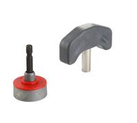 Yosoo Health Gear 2 PCS Llave en T de 6,35 Mm PP Hierro Aleación de Zinc Llave en Forma de T de 1,4 Pulgadas con Base para Trabajos de Instalación de Muebles Uso Manual o Usuarios de Taladros