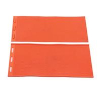 Yosoo Health Gear 2 Piezas Molde de Hoja de Cera de Abejas Base de Molde de Hoja de Prensa de Cera de Abejas de Silicona 5,4 Mm Plegable 43 X 23,5 Cm Herramienta de Base de Peine Reutilizable para