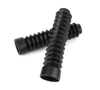 Yosoo Health Gear 2Pcs Cubiertas Universales para Horquilla de Motocicleta 215 X 30 X 45mm Botas de Amortiguación de Goma Resistente
