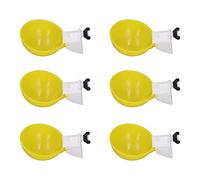 Yosoo Health Gear 9 Vasos de Agua para Pollo, Bebedero Automático para Pollos de PP, 12 X 8 X 4 Cm, Cuencos para Beber Fáciles de Limpiar para Pollo, Pato, Ganso, Codorniz, Cubo o Pipa para Uso en