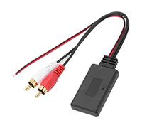 Yosoo Health Gear Adaptador Bluetooth para Radio de Coche, Cable Adaptador Estéreo ABS, AUX Inalámbrico para, Plug and Play, Bluetooth 5.0 para Transmisión de Audio