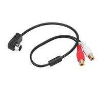 Yosoo Health Gear Adaptador de Cable de Audio AUX IN para Radio de Coche, Material ABS, Fácil de Conectar y Usar, Compatible con Reproductores KCA121B y para una Experiencia de Audio Mejorada
