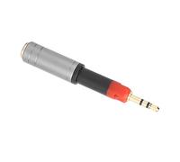 Yosoo Health Gear Adaptador de Macho de 2,5 Mm a Hembra de 3,5 Mm, Diseño Metálico, Ajuste Uso en ATH-M40X M50X M60X