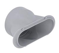 Yosoo Health Gear Adaptador de Ventana de Aire Acondicionado Portátil, Acoplador de Manguera de Escape ABS, Conector de Ventilación de CA de 130 Mm y 5 Pulgadas, Diseño Compacto de Fácil Instalación