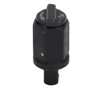 Yosoo Health Gear Adaptador de Yunque de Trinquete de Repuesto, Adaptador de Yunque de Bloqueo de Acero Al Carbono para Dados de Trinquete de Caja, Accionamiento Hexagonal Antideslizante con (1/4