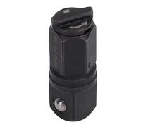 Yosoo Health Gear Adaptador de Yunque de Trinquete de Repuesto, Adaptador de Yunque de Bloqueo de Acero Al Carbono para Dados de Trinquete de Caja, Accionamiento Hexagonal Antideslizante con (1/2