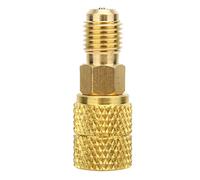 Yosoo Health Gear Adaptador SAE Hembra R410A, A/C 1/4 Pulgadas SAE Macho a 5/16 Pulgadas Adaptador SAE Hembra Conector de Manguera HVAC(R410A Adapter)