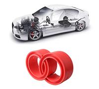 Yosoo Health Gear Amortiguador de Resorte para Automóvil, Espaciador de Resorte Helicoidal de Goma, 2 Piezas de Amortiguador para Camioneta Sedan SUV, Reduce el Ruido de Vibración, Amortigua el (F)