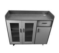 Yosoo Health Gear Aparador para Sala de Estar, Diseño Minimalista Moderno con Cajones y Estantes para Almacenamiento Organizado en Espacios de Comedor y cafetería.