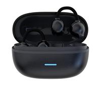 Yosoo Health Gear Auriculares Inalámbricos BT 5.4 Auriculares de Traducción AI con Cancelación de Ruido ENC Baja Latencia Control Táctil de Oído Abierto para Viajes Reuniones Juegos Deportes (Black)