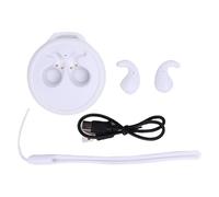 Yosoo Health Gear Auriculares Inalámbricos para Dormir para Personas Que Duermen de Lado, Bluetooth 5.3 Ultradelgado con Cancelación de Ruido, Llamadas Claras, Diseño Ligero, sin (White)