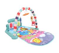 Yosoo Health Gear Baby Gym Playmat Piano Musical Play Piano Mat para Bebés Estimulación Sensorial Desarrollo de Habilidades Motoras con Juguetes Desmontables Canción de Cuna con Luz Suave (BLUE)