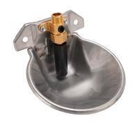 Yosoo Health Gear Bebedero Automático de Agua para Ovejas, Comedero de Granja de Acero Inoxidable, Interruptor Táctil de Válvula, para Bebedero de Ganado Cabra