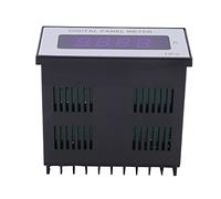 Yosoo Health Gear BERM Medidor de Panel Digital Medidor de Panel de Corriente de Plástico DC 10A 220V Pantalla Roja Respuesta de 0.3s 32 a 140°F Montaje en para Uso de Control y Medición Eléctrica