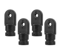 Yosoo Health Gear Bimini Top Hardware Accesorio de Extremo de Ojo de Nailon, Paquete de 4 Tapas Universales Bimini para Uso en Embarcaciones Marinas, Acabado Pulido, Fácil Instalación, Resistente Al