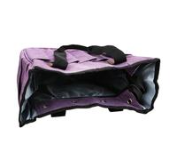 Yosoo Health Gear Bolsa de Almacenamiento para Tejer, Organizador de Agujas de Ganchillo de Hilo de Tela Oxford con Múltiples Compartimentos Internos, para Suministros de Costura y Herramientas