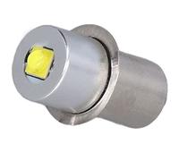 Yosoo Health Gear Bombilla LED, Aleación de Aluminio, Bombilla de Repuesto de Luz Blanca de Alto Brillo 4,5 V 3 W para Linternas y Antorchas