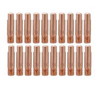 Yosoo Health Gear Boquilla de Soldadura MIG, 20 Piezas, 1.0mm, Puntas de Antorcha para Pistola de Gas, Accesorios de Soldadura