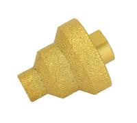 Yosoo Health Gear Broca Escalonada de Diamante, Broca Escariadora Cónica de Diamante Soldada de 20 Mm, 35 Mm, 50, Vástago M14, Herramienta de Chaflán Expansor de Orificio Húmedo Seco para Azulejos,