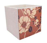 Yosoo Health Gear Caja de Almacenamiento Plegable, Organizador de Almacenamiento de Ropa, Organizador de Guardarropa, Contenedor de Tela de 11,81x11,81 Pulgadas, Plegable con Cuero de PU, Lino de