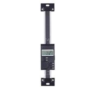 Yosoo Health Gear Calibre Vernier Vertical, Escala Lineal Digital de Acero Inoxidable de 0 a 300 Mm Pantalla LCD IP45 Resistente Al Agua Retención de Datos con Reinicio a Cero para Fresadoras (0-100