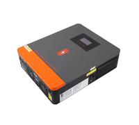 Yosoo Health Gear Cargador Inversor Solar Inversor Solar de Onda Sinusoidal Pura 6200W 120A MPPT 230V Acero Laminado en Frío ABS 4 Modos de Carga para Respaldo de Generador de Oficina en Casa