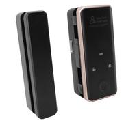 Yosoo Health Gear Cerradura de Puerta de Vidrio Inteligente, Contraseña de Huella Digital, Cerradura de Entrada sin Llave con Asistencia, Desbloqueo 4 en 1 para Puerta de Vidrio s