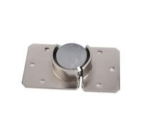 Yosoo Health Gear Cerrojo de Candado con Grillete Oculto, Juego de Cerradura de Perno Cerrado de Acero Cromado, Candado de 73 Mm, 6 Pernos y Tuercas, Fácil Instalación para Furgoneta, Garaje,