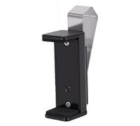 Yosoo Health Gear Clip de Visera para Abridor de Puerta de Garaje Soporte Remoto Ajustable de Metal Negro Soporte Universal para Visera de Coche de 46 a 65 Mm para Conductores Instalación Rápida