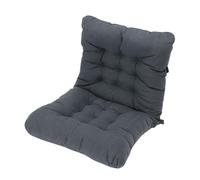 Yosoo Health Gear Cojín de Asiento de Chenilla, Soporte Suave Ergonómico con Banda Elástica, 31,5 Pulgadas, Cómodo para Sillas de Oficina y Comedor (Black)