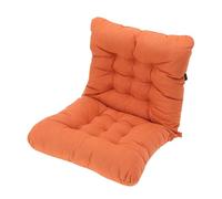 Yosoo Health Gear Cojín de Asiento de Chenilla, Soporte Suave Ergonómico con Banda Elástica, 31,5 Pulgadas, Cómodo para Sillas de Oficina y Comedor (Orange)