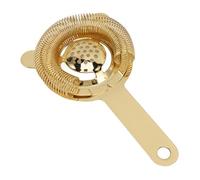Yosoo Health Gear Colador de Cóctel de Acero Inoxidable 304, Herramienta de Barra de Malla Fina para Coctelería Profesional y Filtración de Hielo (GOLD)