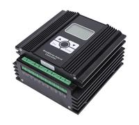 Yosoo Health Gear Controlador de Carga Híbrido Solar Eólico, Carcasa de Aluminio MPPT PWM Controlador de Carga Híbrido 12 V 24 V Pantalla LCD 800 W para Sistemas de Paneles Solares de Alumbrado