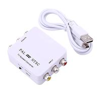 Yosoo Health Gear Conversor de Video TV, Conmutador PAL NTSC | Adaptador Bidireccional, Entrada y Salida , Soporte HD 1080P, Plug and Play, SECAM PAL/M PAL/N