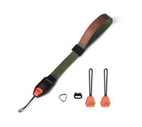 Yosoo Health Gear Correa de la Cámara Ajustable, Carga de 90 Kg, Correa de Seguridad Magnética con Manguito de Cuero para la Mayoría de Las Cámaras y Binoculares Digitales (Green)
