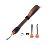 Yosoo Health Gear Correa de la Cámara Ajustable, Carga de 90 Kg, Correa de Seguridad Magnética con Manguito de Cuero para la Mayoría de Las Cámaras y Binoculares Digitales (Brown)