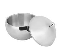 Yosoo Health Gear Cubo de Hielo de Acero Inoxidable de 2L, Aislamiento de Doble Pared, Contenedor de Vino y Champán con Cubierta para Uso en Fiestas de Bodas