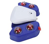 Yosoo Health Gear Fuente para Beber para Mascotas Activada por Patas, Dispensador de Agua de Plástico para Perros con Función de Pulverización de Verano para Patios y Juegos Al Aire Libre (Blue)