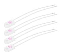 Yosoo Health Gear Fusible Térmico de Cerámica, 4 Piezas, Limitador de Temperatura, Interruptor de Protección de Circuito, Protector Térmico para Componentes Electrónicos