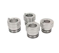 Yosoo Health Gear Herramienta de Grasa para Rodamientos de Ruedas de Aleación de Aluminio, 4 Uds., para, Herramienta de Lubricación de Rodamientos Maverick X3, Funciona con Pistola Engrasadora