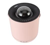 Yosoo Health Gear Humidificador de Proyección, Difusor Ultrasónico de Aceites Esenciales ABS de 450 Ml con Proyección de Lámpara Giratoria de 360 grados, Luz Nocturna de 3 Colores, Apagado (PINK)