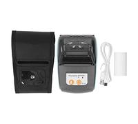 Yosoo Health Gear Impresora de Recibos Bluetooth, Mini Impresora Térmica de Recibos Inalámbrica de 58 Mm, Impresora de Facturas Portátil, Impresora de Recibos POS, Impresora de Billetes de (con