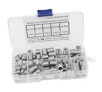 Yosoo Health Gear Inserto de Reparación de Roscas, Juego de Bobinas Helicoidales de Acero Inoxidable para Aluminio con 80 Piezas M8x1.25, Resistencia de Conexión Mejorada para Aplicaciones de